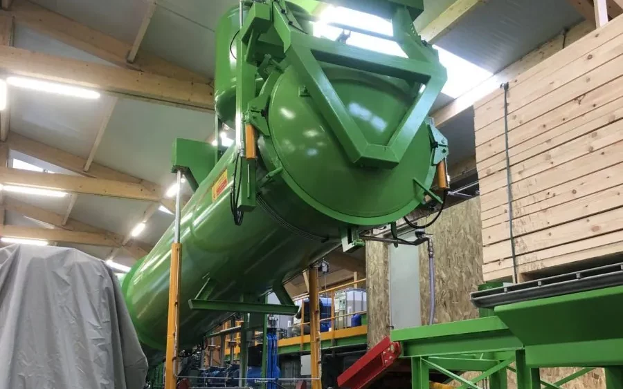 Autoclave pour le traitement du bois de terrasses de mobil homes