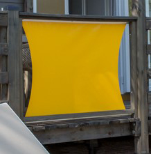 Barrière avec bâche