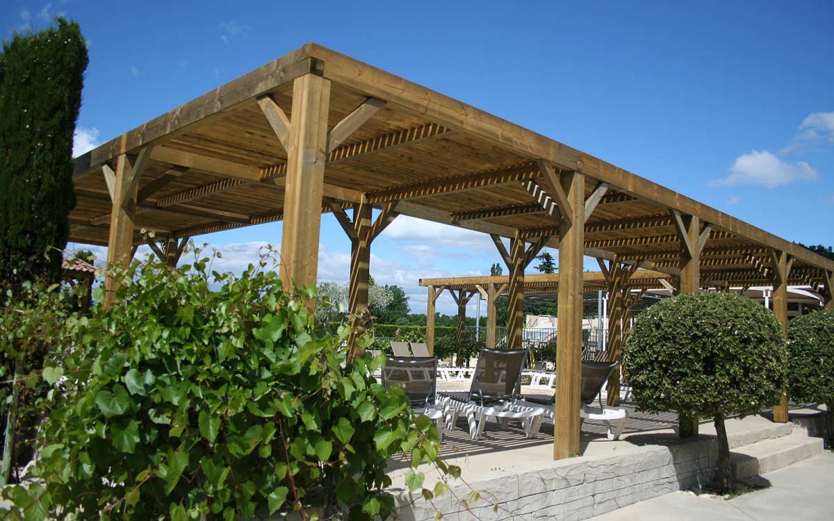 Pergola persienne