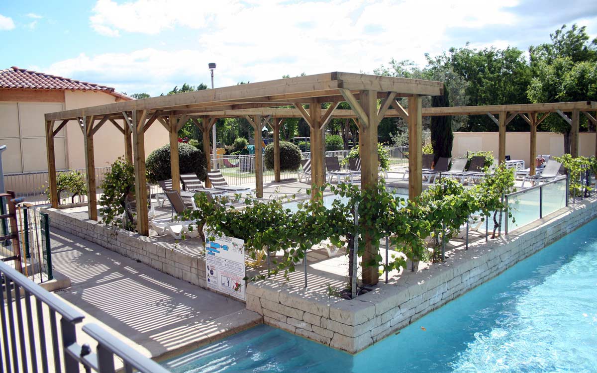 Pergola persienne